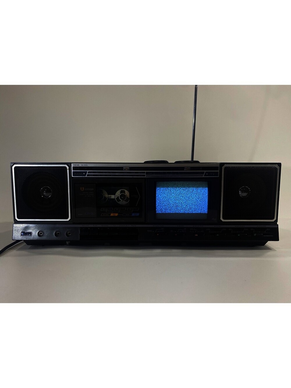 Citizen AM/FM Cassette Player CRT TV JCTR-120